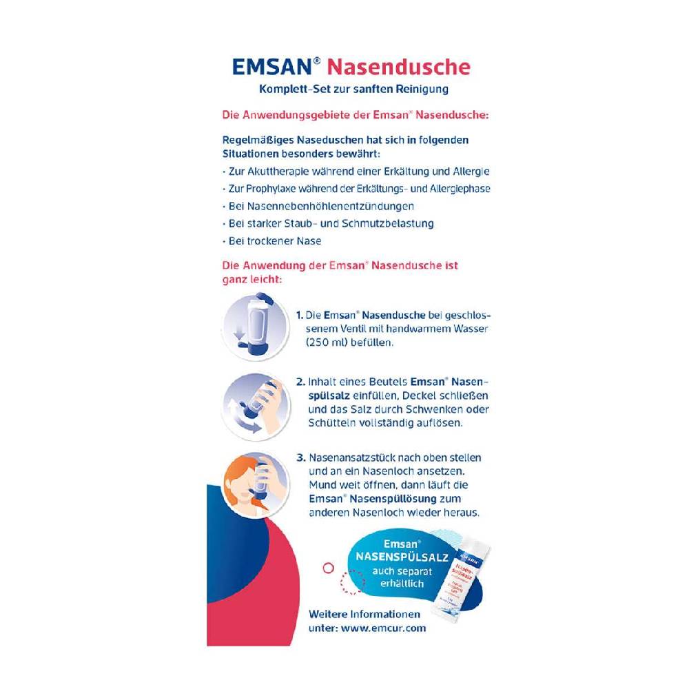 Emsan Emcur ® Nasal Douche (Complete Set)