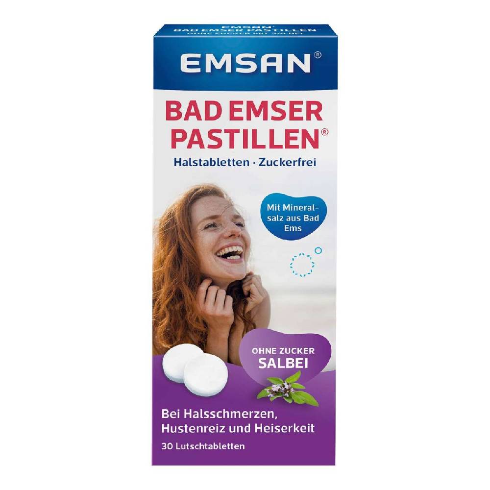 emsan Emsan - Bad Emser sage pastilles without sugar