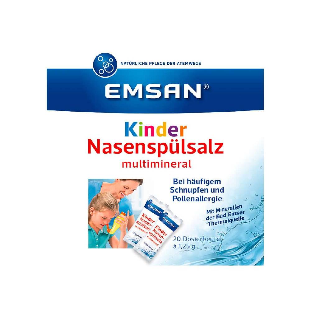 emsan Emsan Mineral Nasal Saline Rinse for Children - 20 Sachets