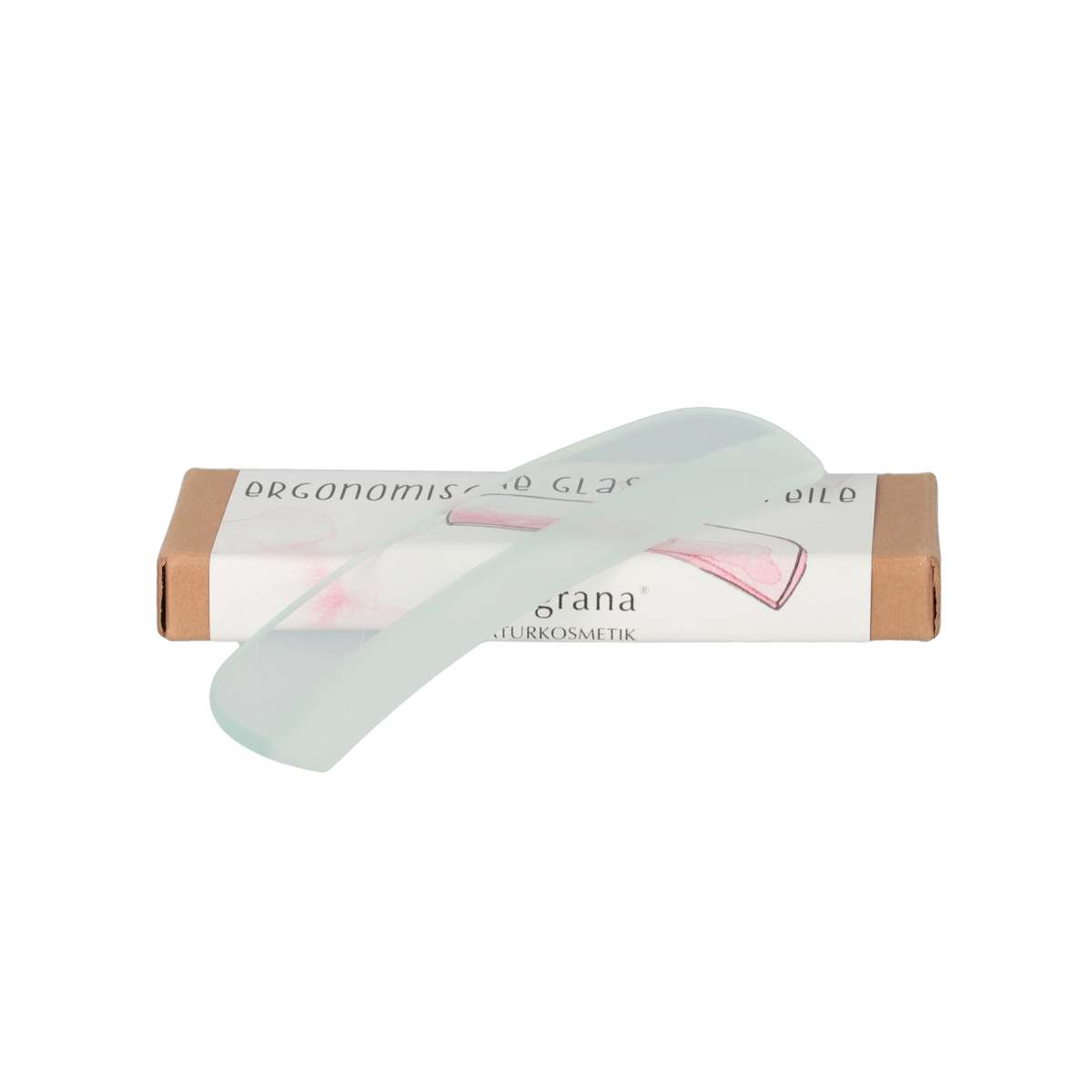 finigrana Ergonomic glass nail file for well-groomed nails