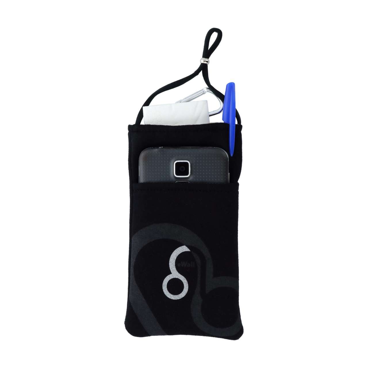 E-wall EWall Youngline Mobile Phone Purse Bag With Carabiner Hook