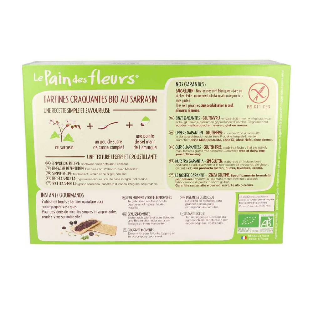 Blumenbrot Flower Bread Buckwheat Crispbread In The Favourable Bulk Package