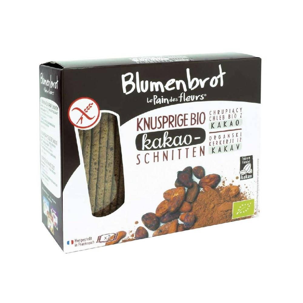 blumenbrot Flower bread cocoa: The rice bread for a gluten-free breakfast
