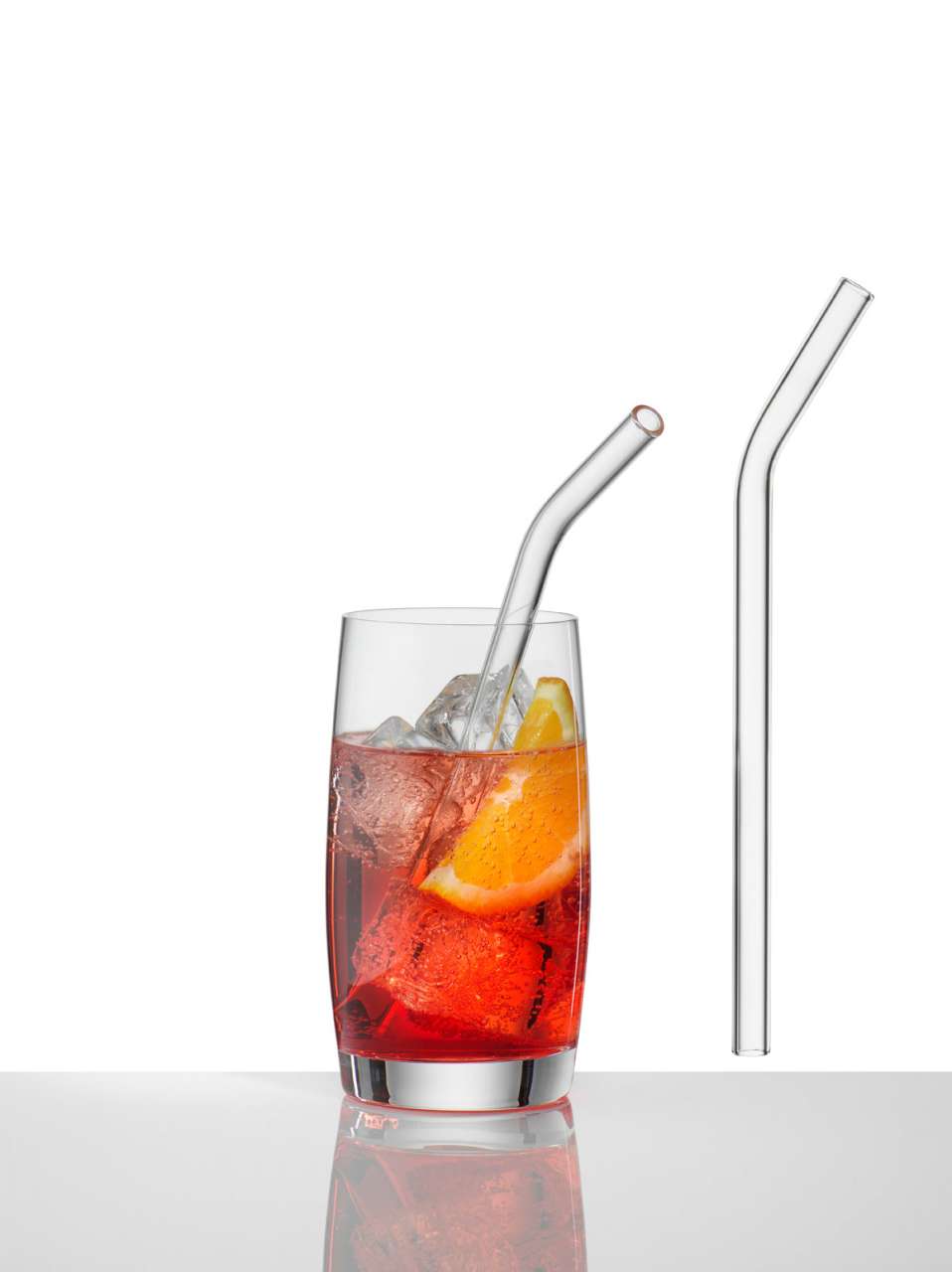 Purenature Glass Drinking Straw: Glass Straw Bent - For Cold & Hot Drinks