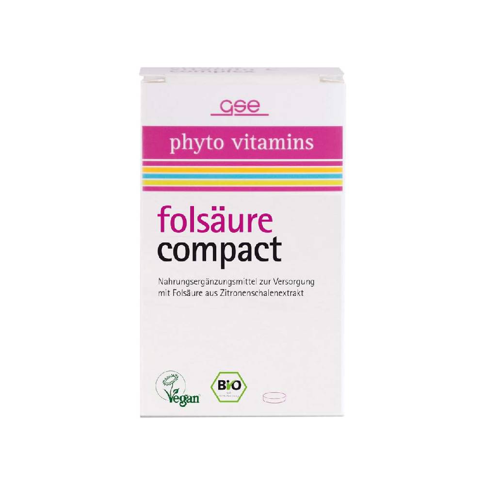 gse GSE Folic Acid Compact - Organic Folic Acid before Pregnancy