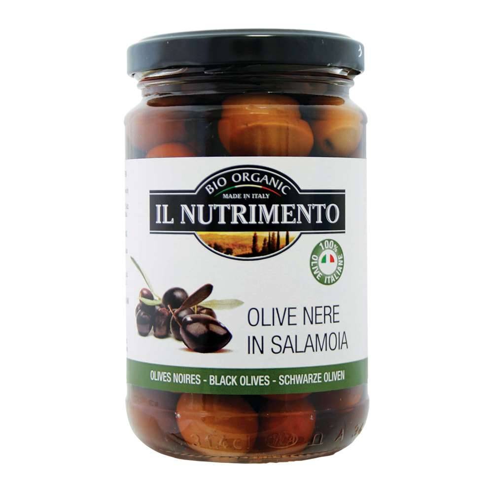il-nutrimento Pickled Black Olives