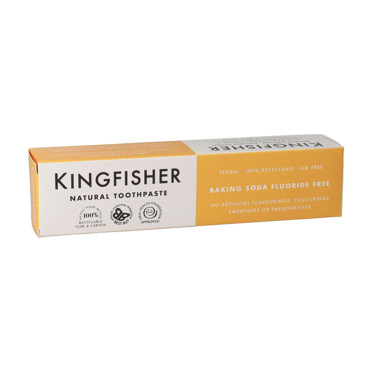 kingfisher Kingfisher Organic Toothpaste with Baking Soda for Whiter Teeth