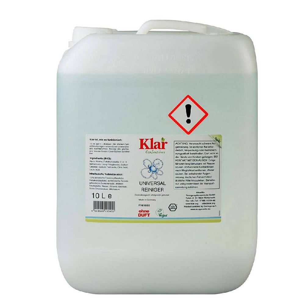 klar Clear universal cleaner, 10 l canister