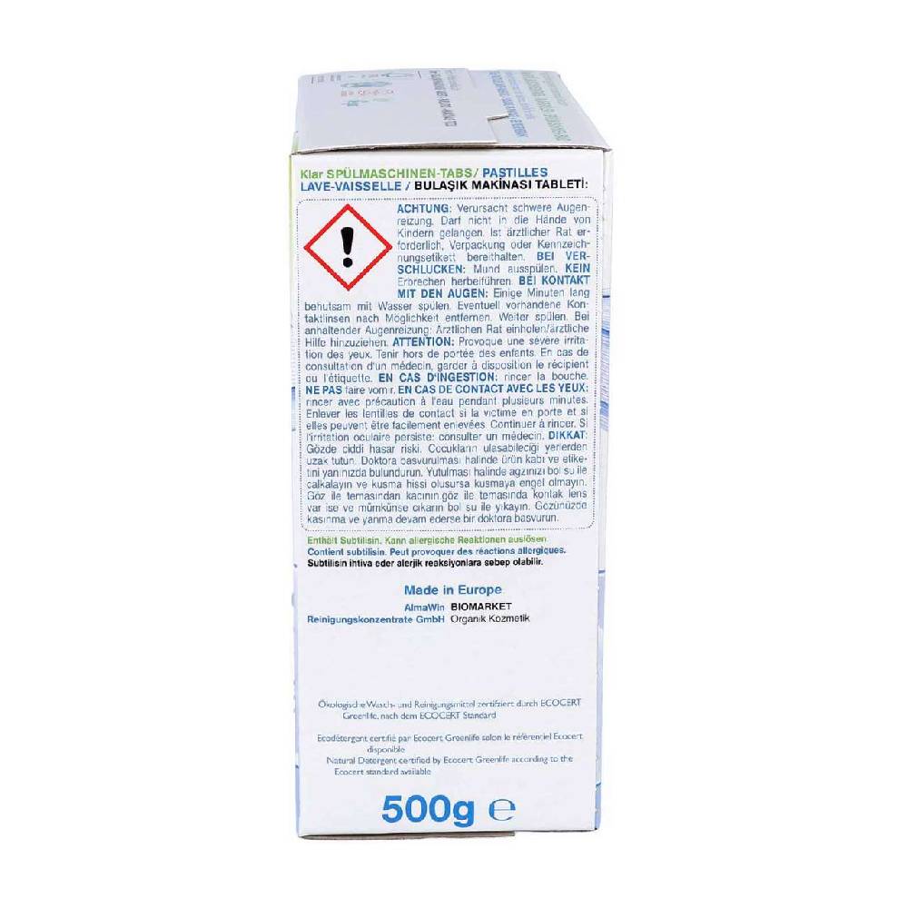 Klar Dishwasher Bio-Tabs