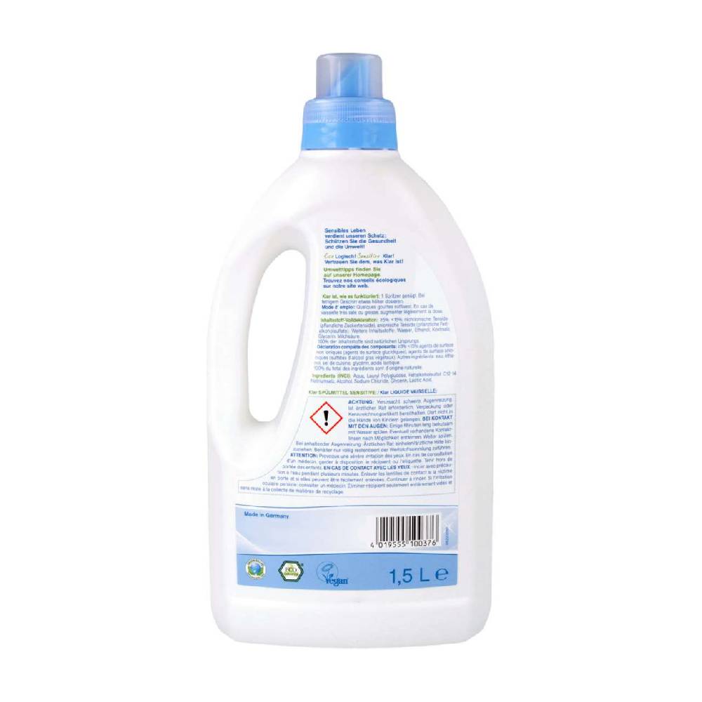 Klar Klar Dishwashing Liquid Sensitive