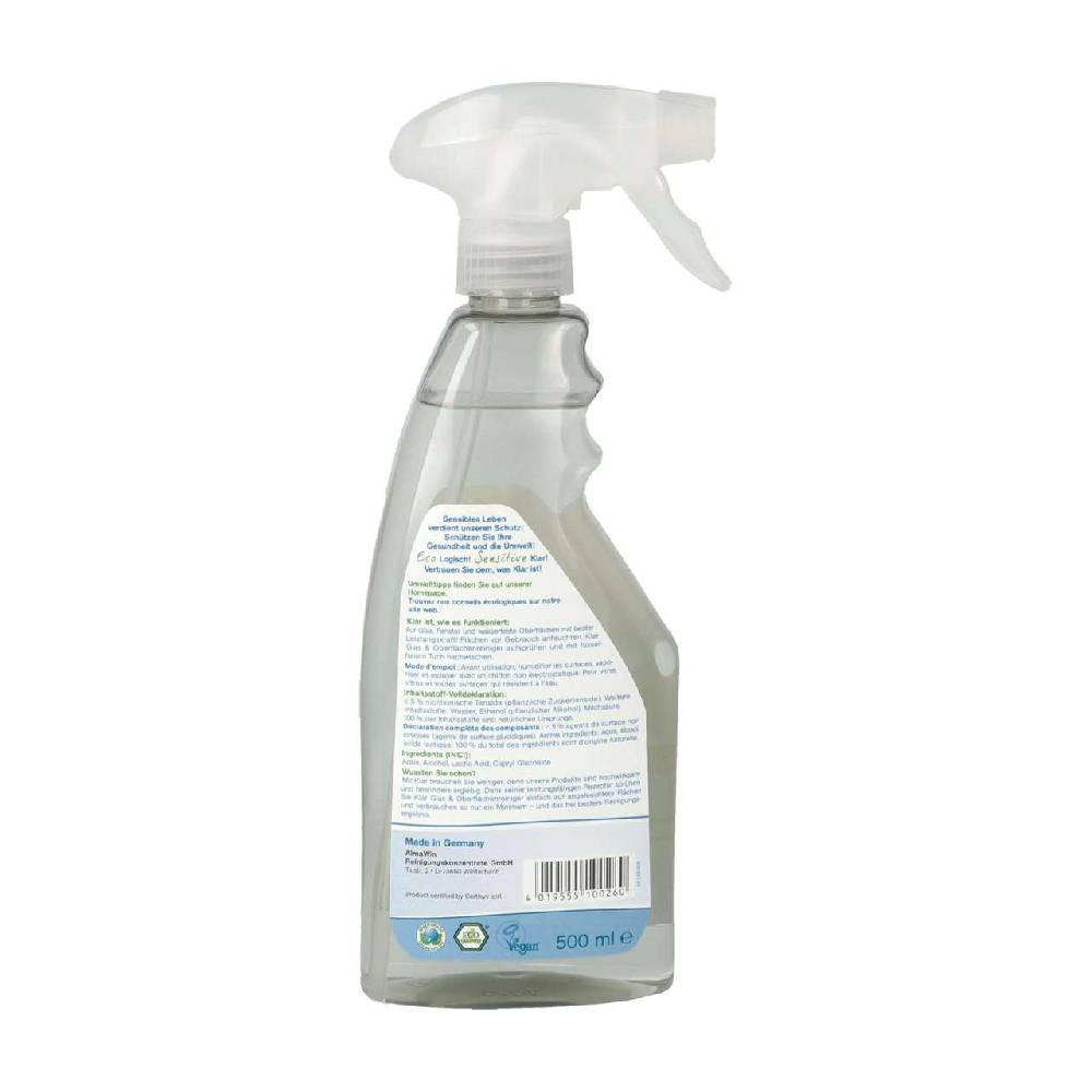 Klar Klar Glass Cleaner (fragrance-free)