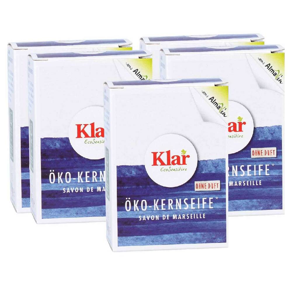 klar Klar Vegetable Oil Soap (5 x100 grams) klar Klar Vegetable Oil Soap (5 x100 grams)