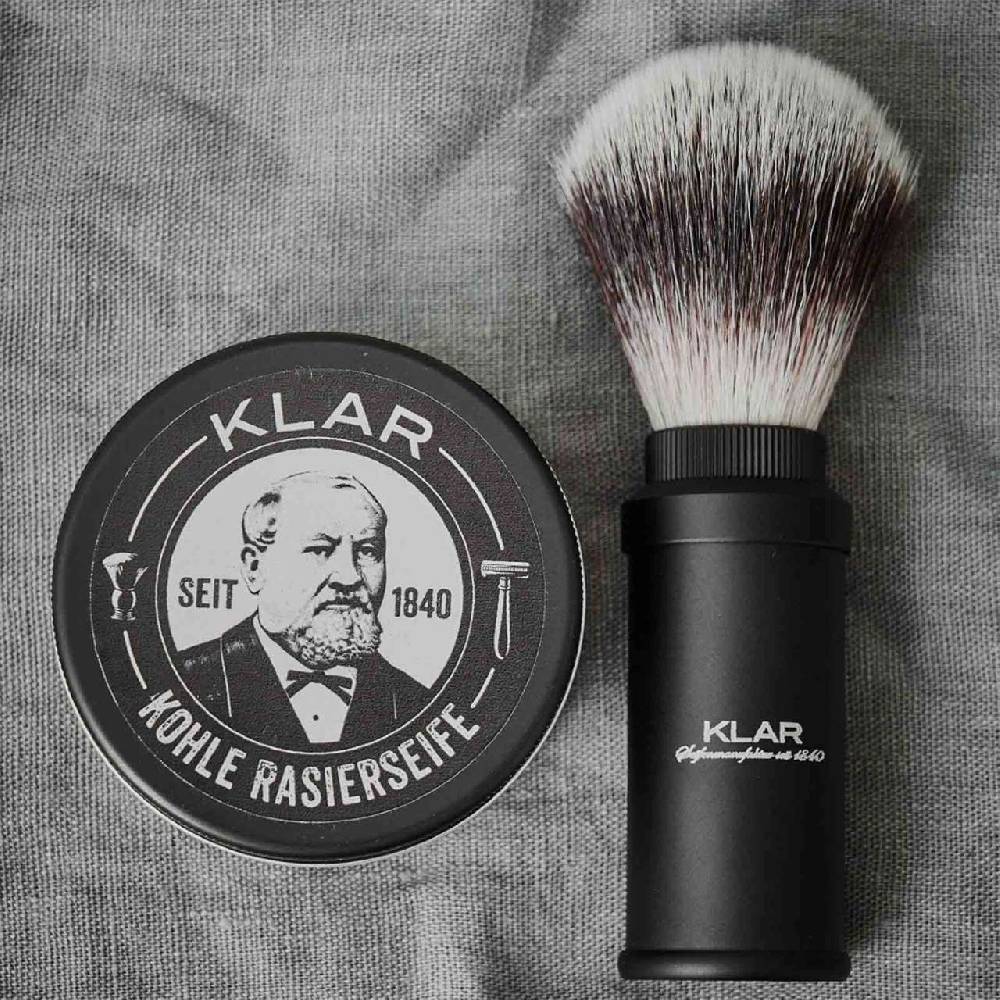 Listing/manufacturer/sSupplier/339 Klar Shaving Soap Activated Carbon, 110 G