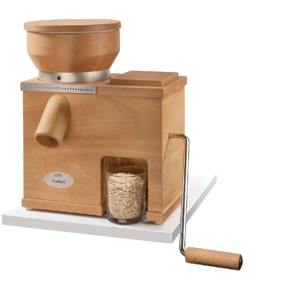 Komo KoMo Grain Mill Fidifloc Medium With Hand Flocker