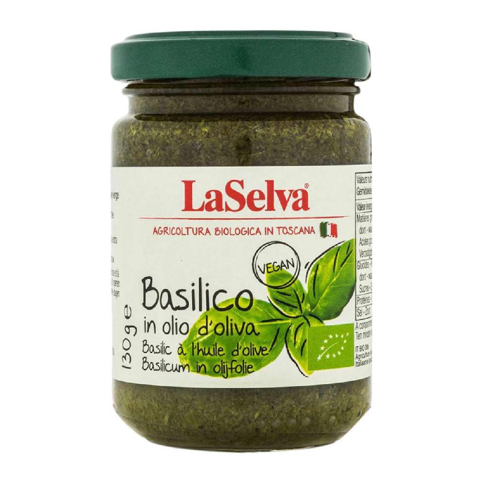 laselva Basil in Extra Virgin Olive Oil