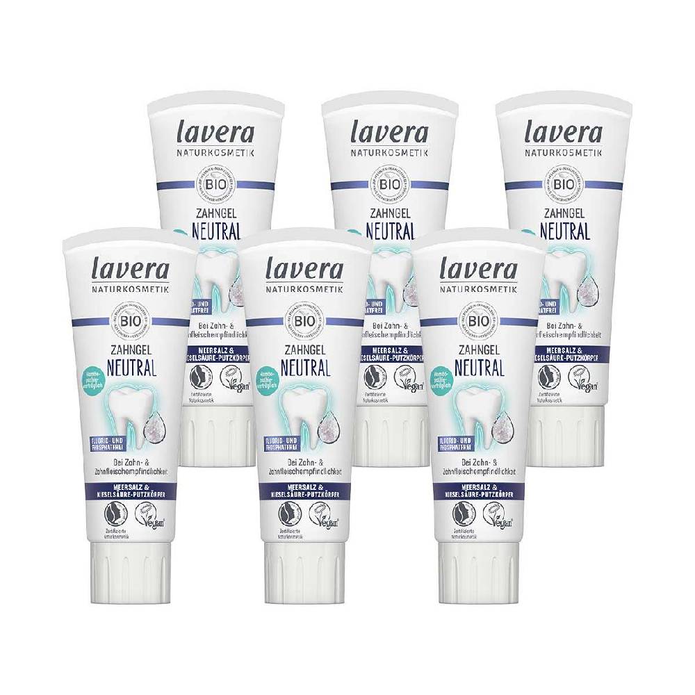 lavera Lavera Neutral Toothpaste (6 x 75 ml)
