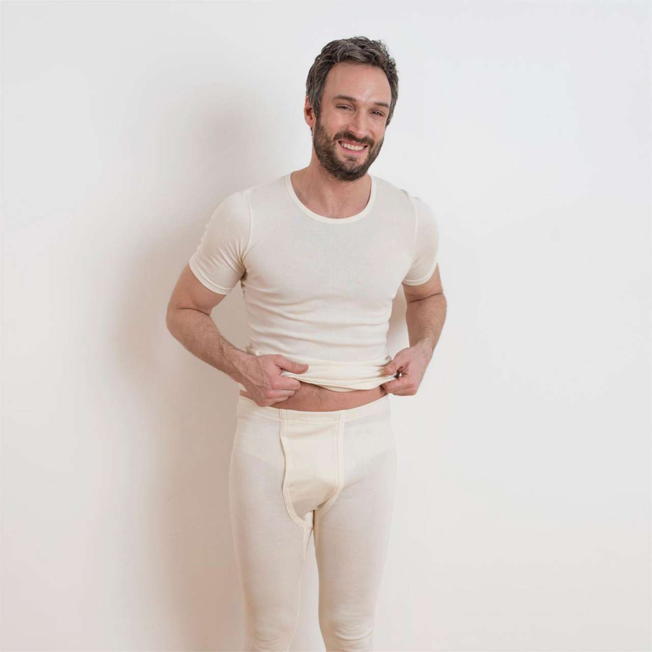 Living-crafts Short Sleeve Undershirt For Men