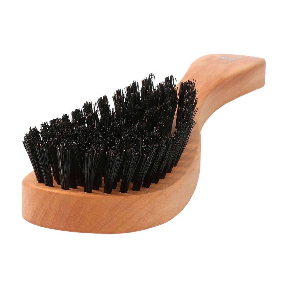 Purenature Long Hair Brush With Boar Bristles, Peartree Wood