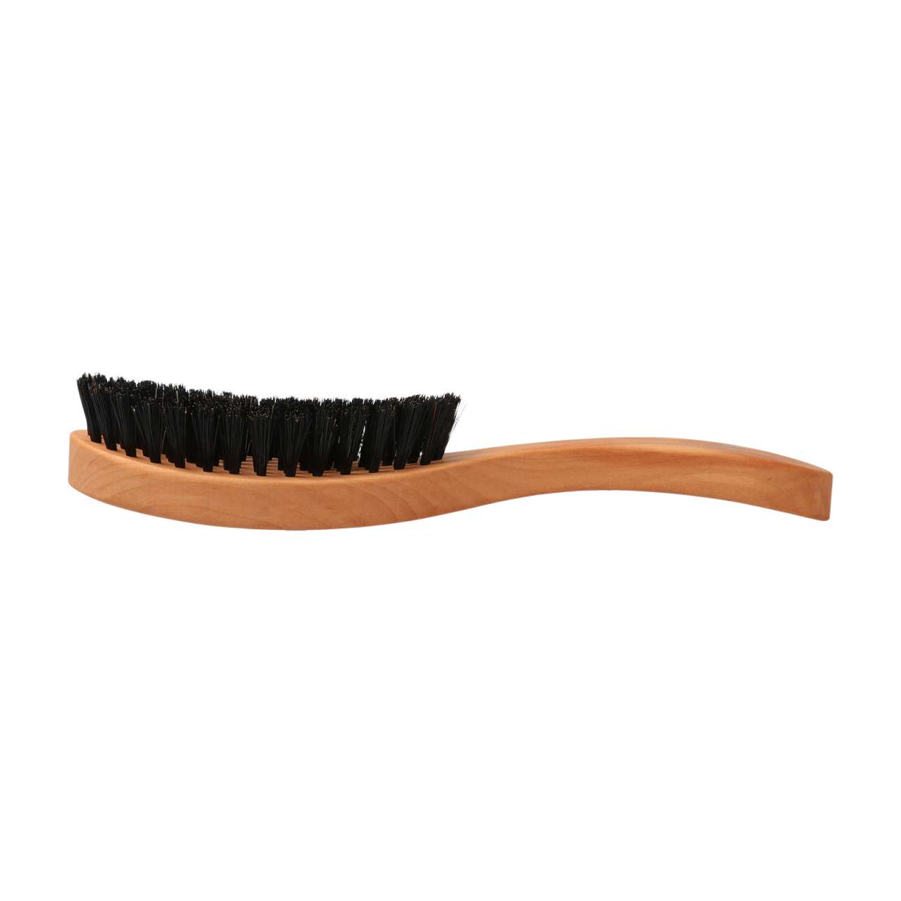 Purenature Long Hair Brush With Boar Bristles, Peartree Wood