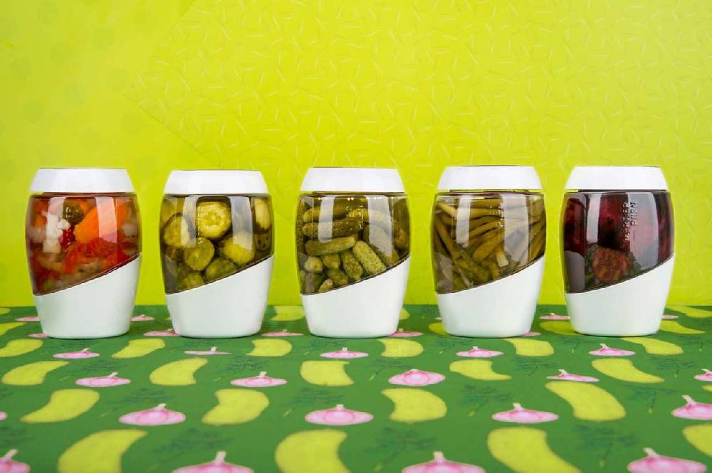 Mortier-pilon Mortier Pilon Fermentation Glasses With Ceramic Weights