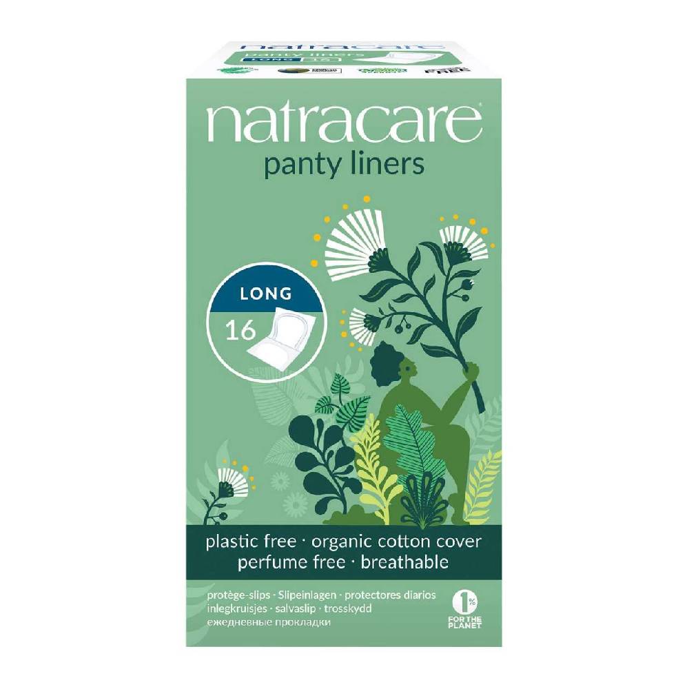 natracare Natracare Bio panty liners long, 16 pieces