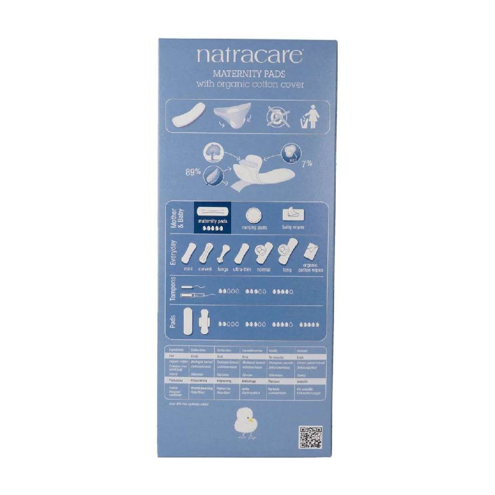 Natracare Natracare Maternity Pads, 10 Pcs