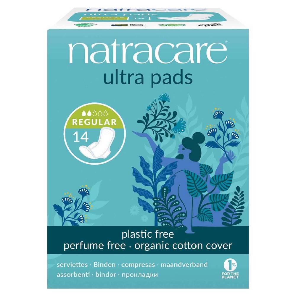 natracare Natracare Natural Ultra Pads With Wings, 14 pieces