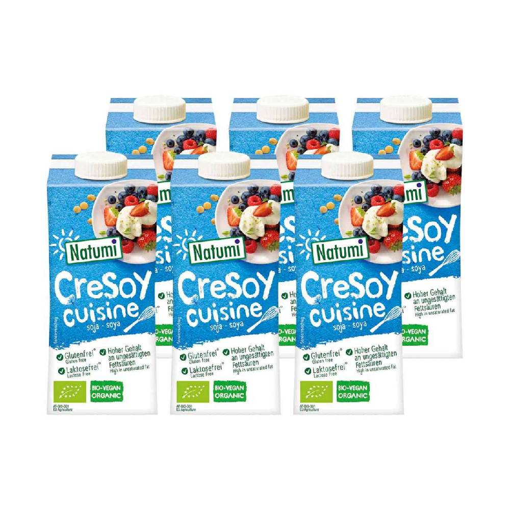 natumi CreSoy Soy Cream Substitute (6 x 200 ml)