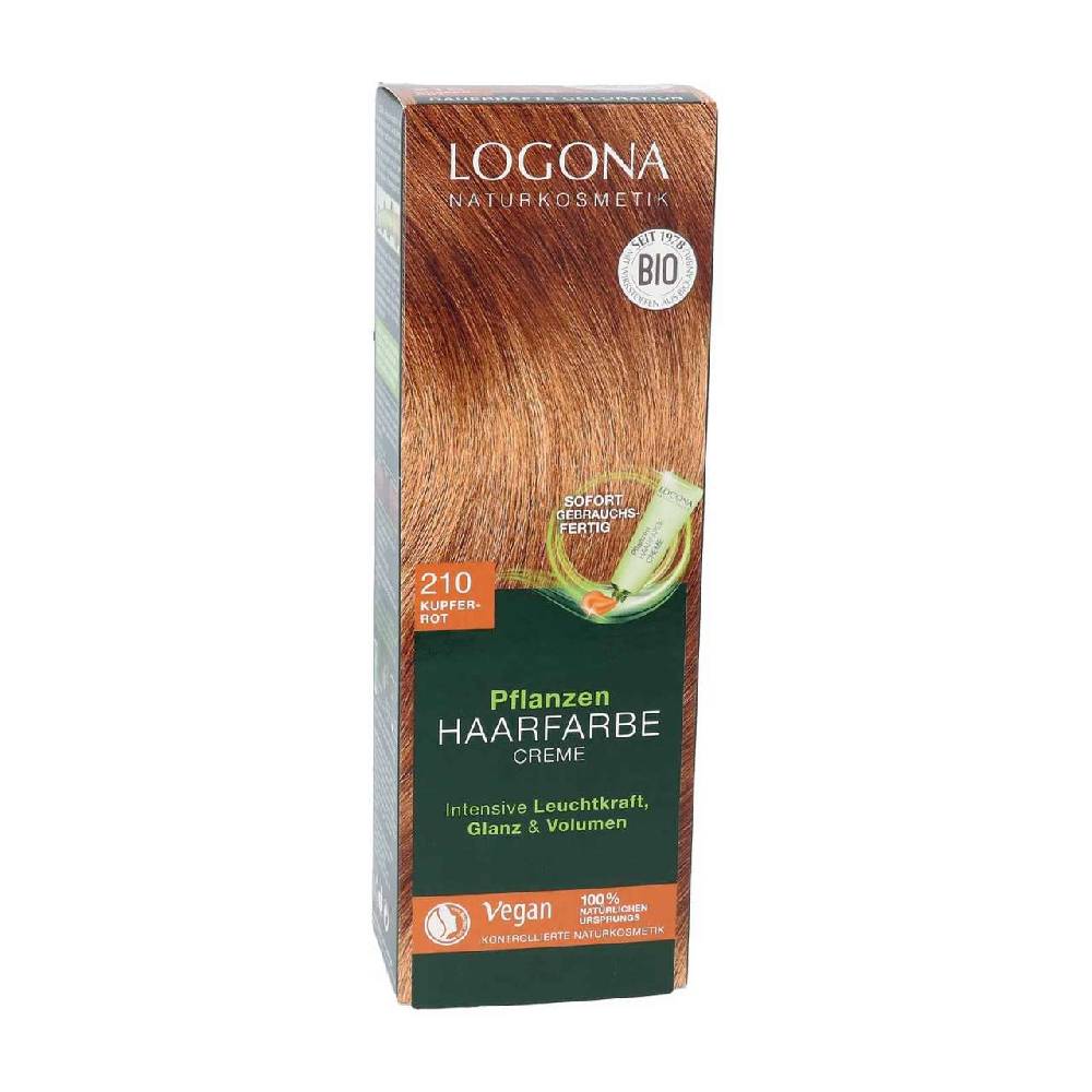 logona Natural Hair Color Logona Color Cream Copper Red for blond hair