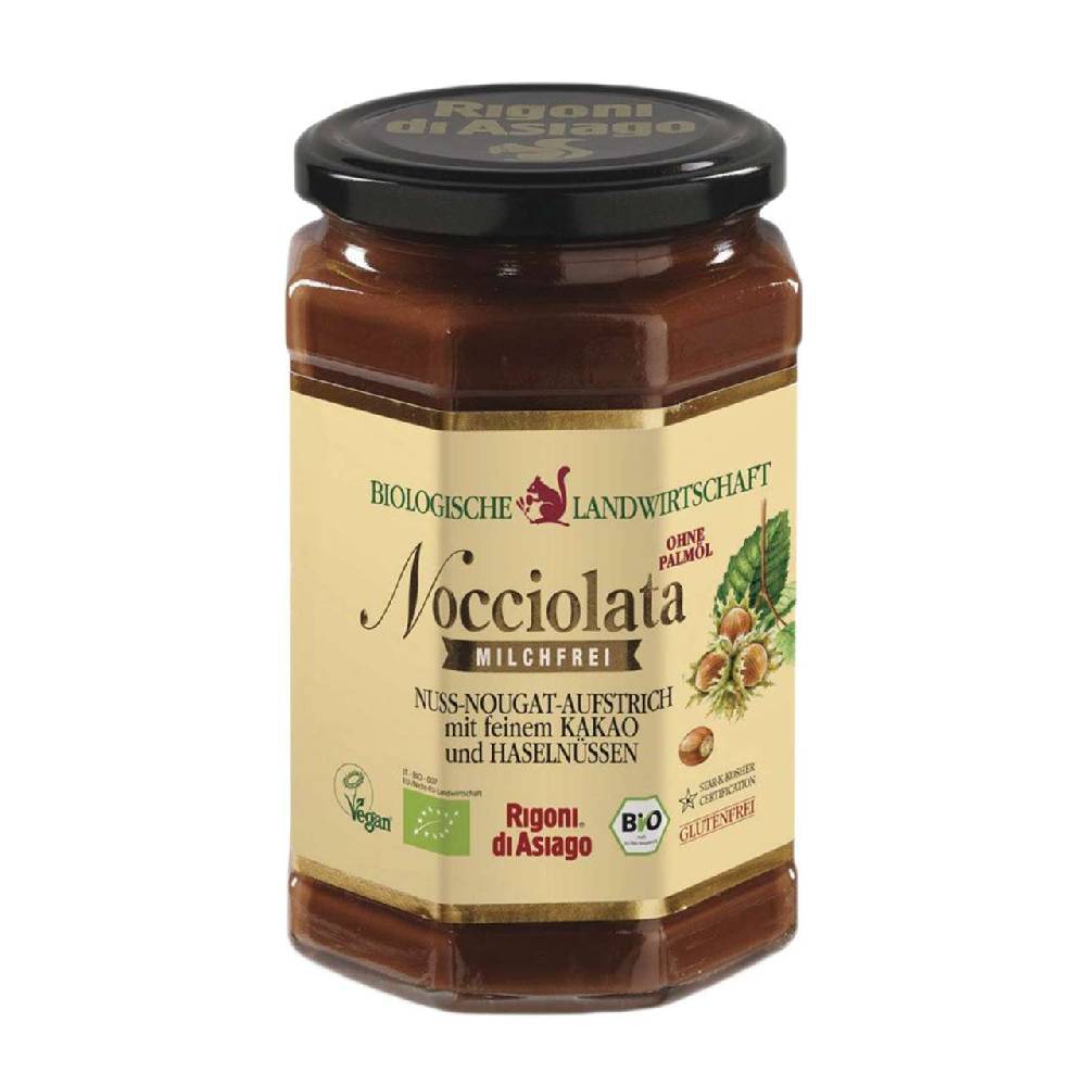 rigoni-di-asiago Nocciolata Chocolate Cream vegan - Organic Chocolate Spread without Palm Oil
