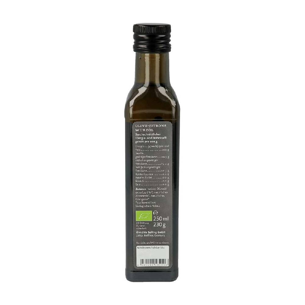 Oelmuehle-solling Ölmühle Solling Organic Olive Lemon Seasoning Oil, 250 Ml