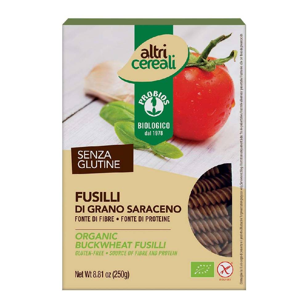altricereali Organic Fusilli Noodles - versatile, gluten-free buckwheat pasta