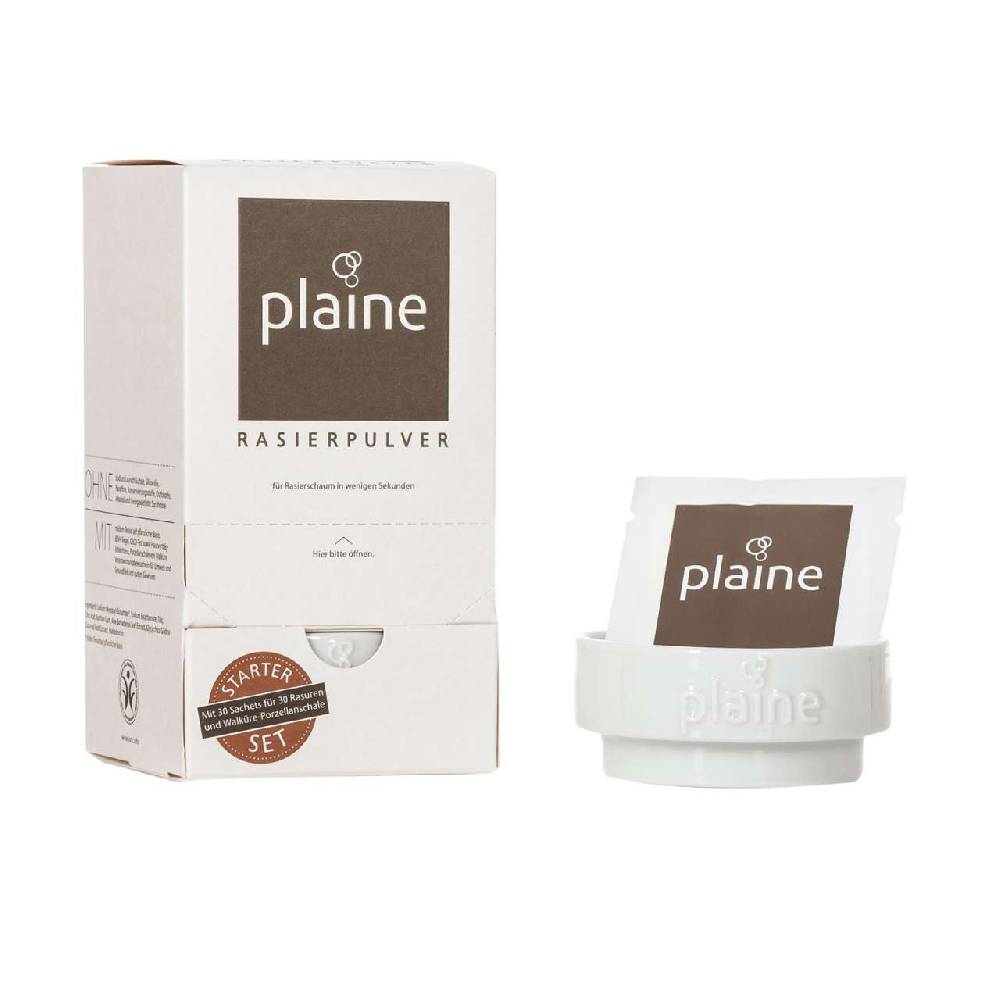 plaine Plaine Effervescent Instant Lather - starter set for wet shaving
