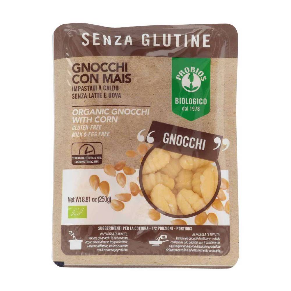 viva-mais Probios corn gnocchi without wheat - vegan, store without refrigeration
