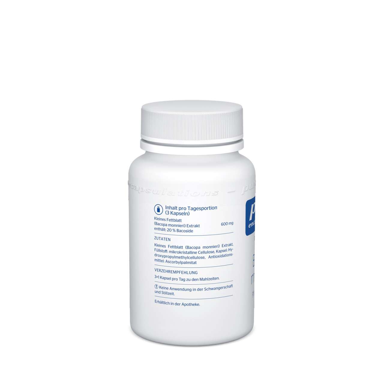 Pure-encapsulations Pure Encapsulation Bacopa Monnieri Extract - Nutritional Supplements