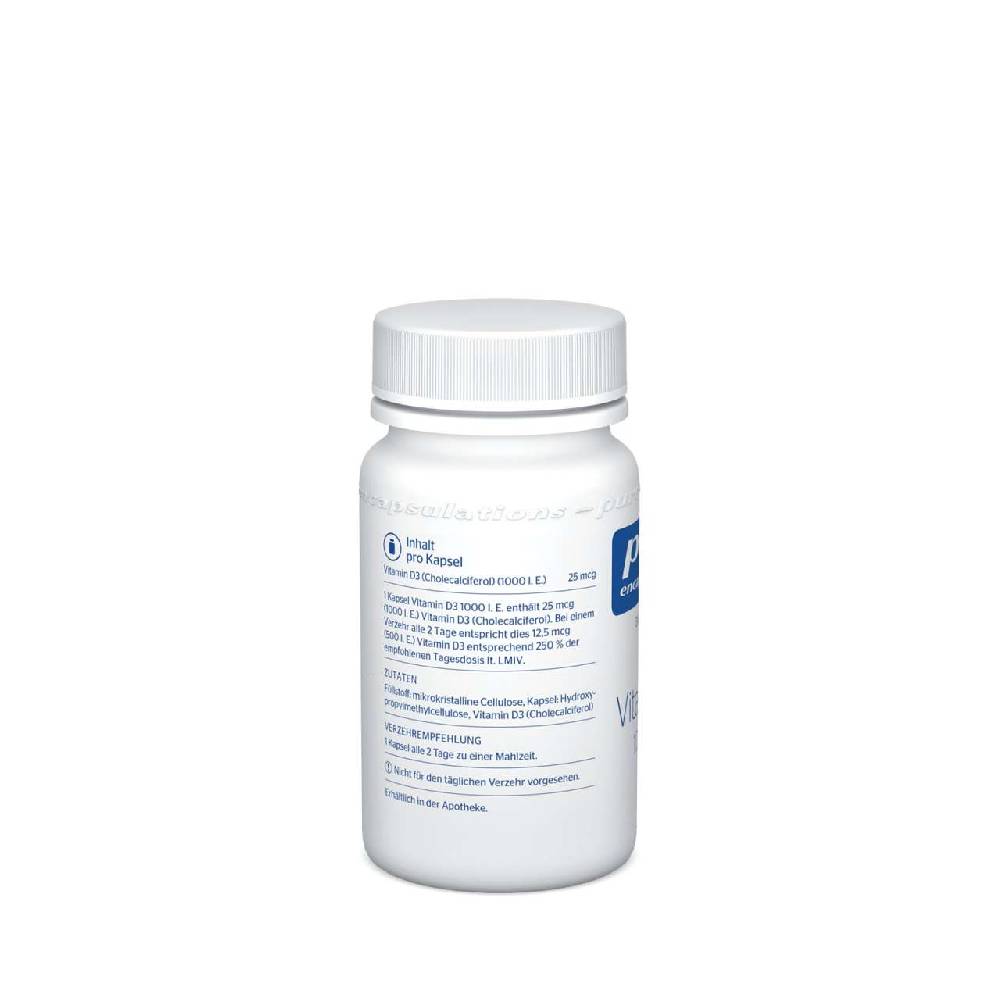 Pure-encapsulations Pure Vitamin D3 By Pure Encapsulations - Cholecalciferol 1000 I.E