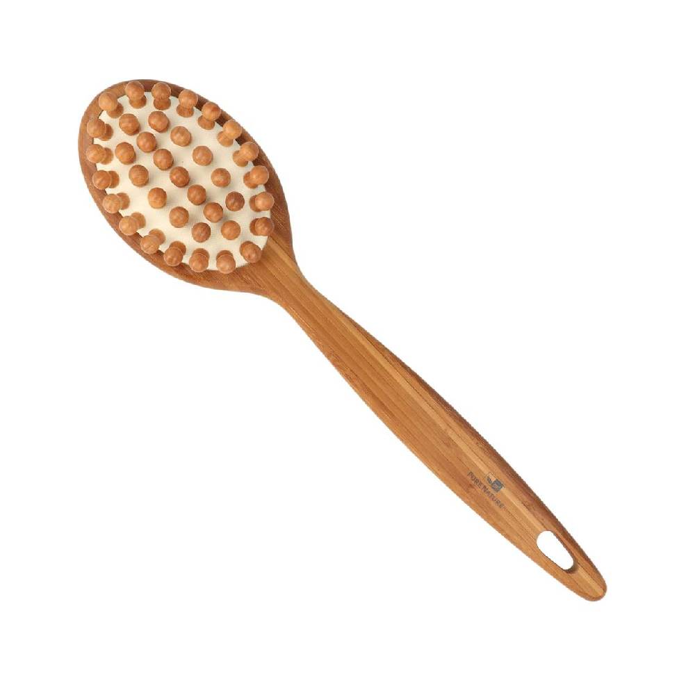 purenature Bamboo Massage Brush Long