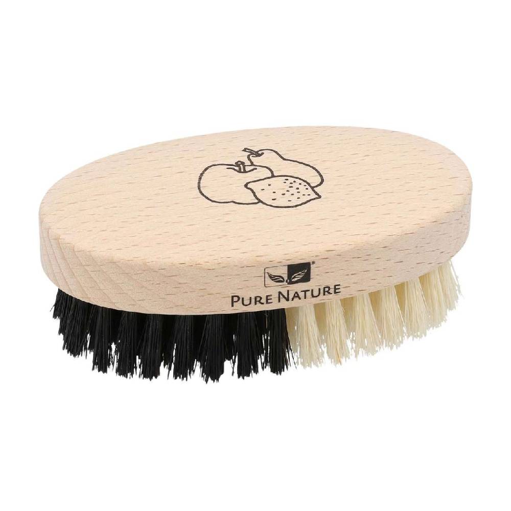 purenature PureNature beechwood fruit brush with soft and hard bristles