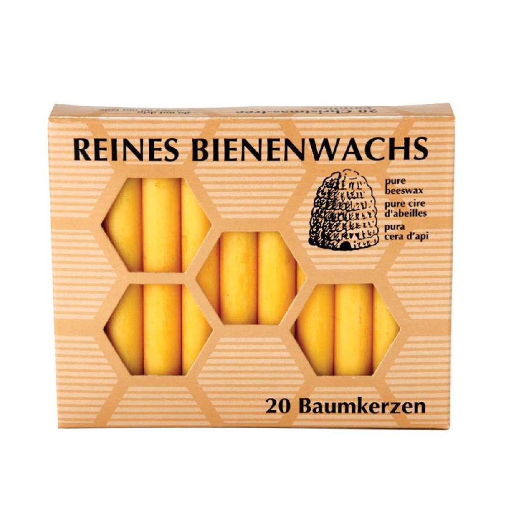 purenature Christmas Tree Candles beeswax