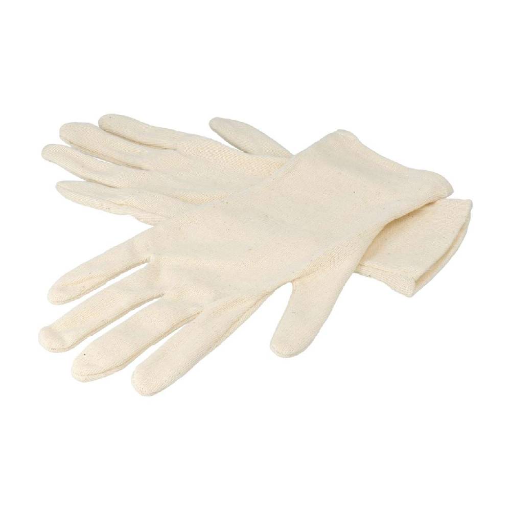 purenature Cotton Gloves natural, Size 8 Medium