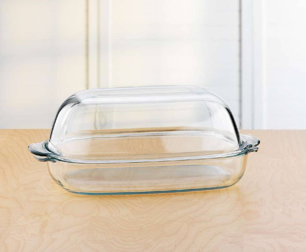 Purenature Glass Chicken Roaster With Lid