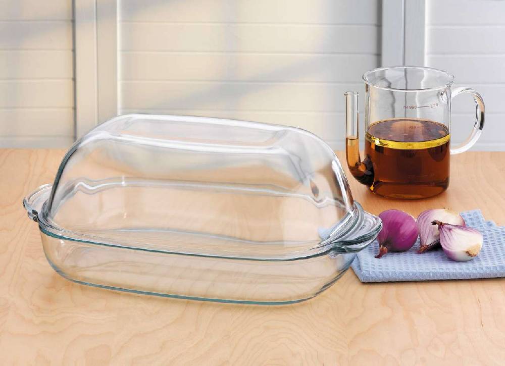 Purenature Glass Chicken Roaster With Lid