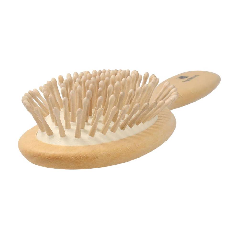 Purenature Hairbrush With Rounded Wood Burls