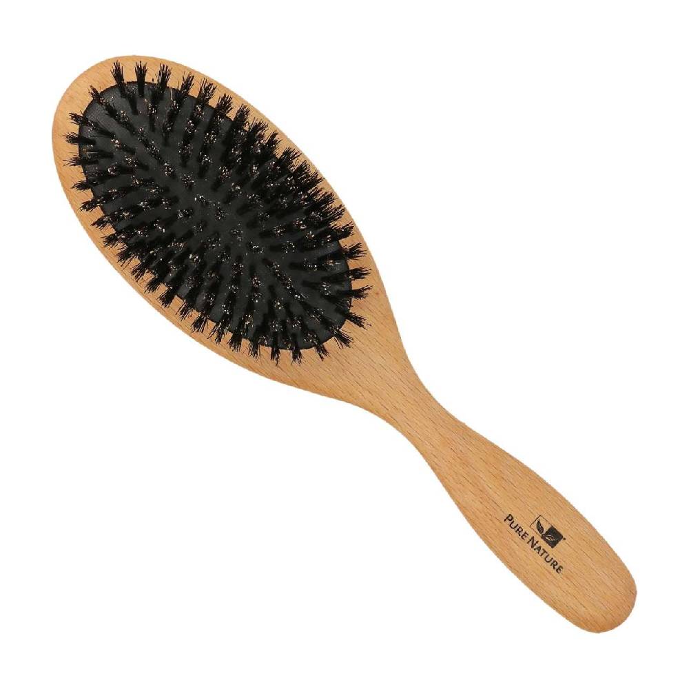 purenature Hairbrush with Wild Boar Bristles