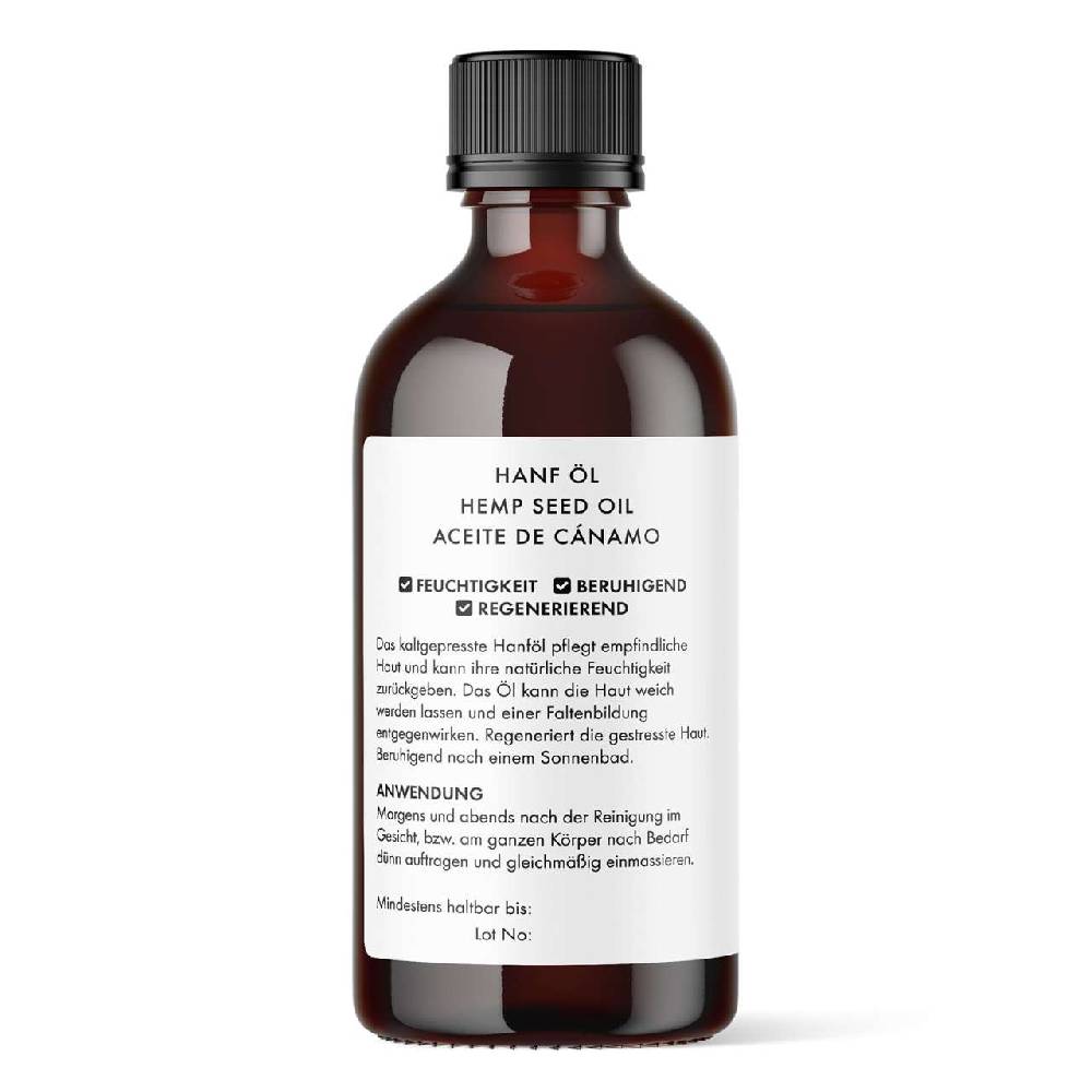 Purenature PureNature Hemp Oil For Skin And Hair - Cold Pressed