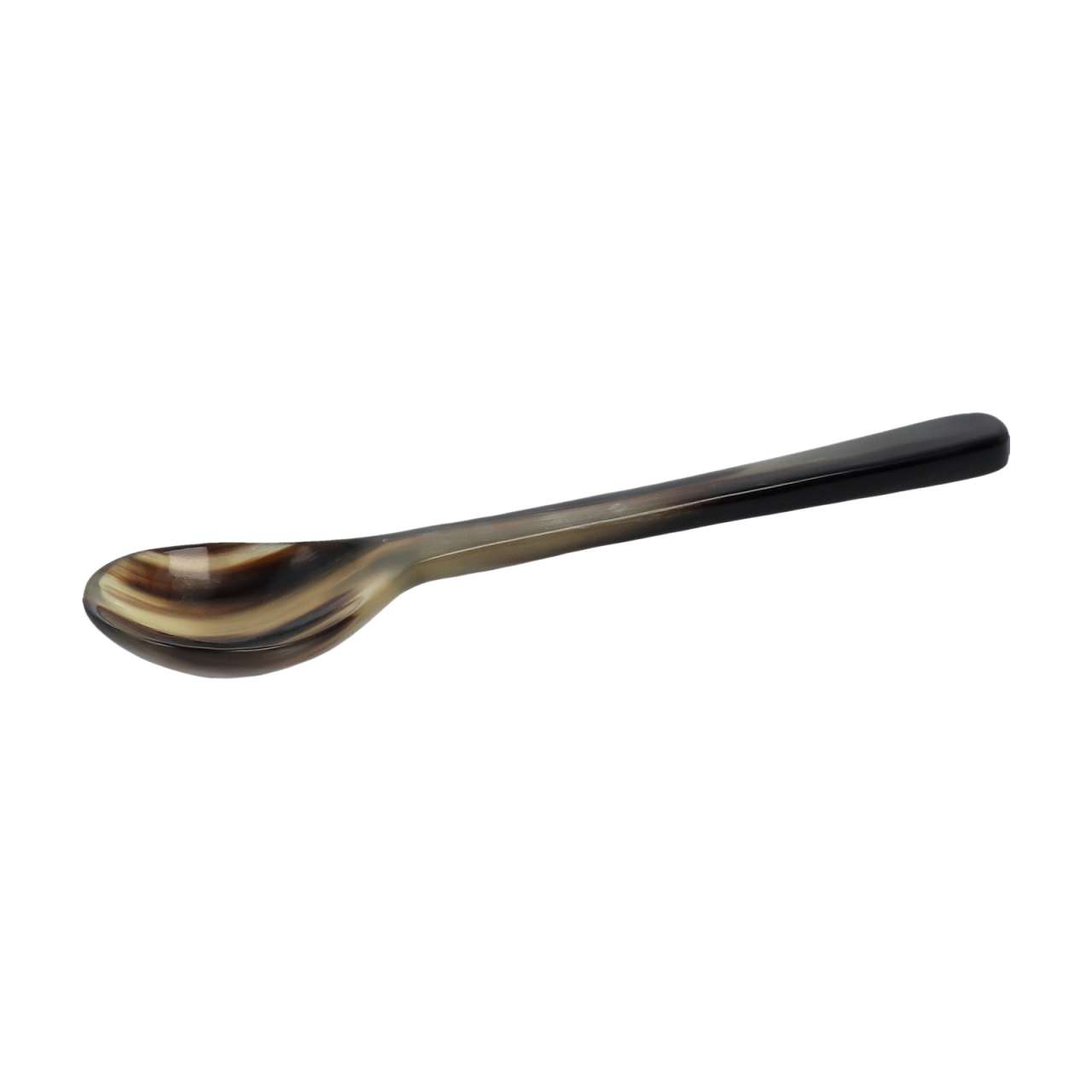 purenature Horn Egg Spoon, straight 13cm