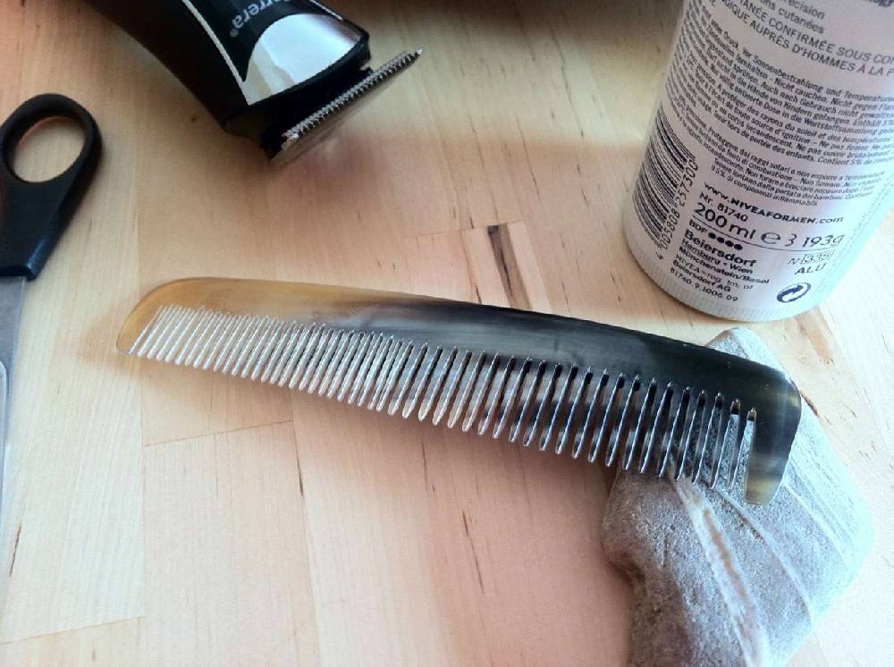 Purenature Horn Pocket Comb 14 Cm