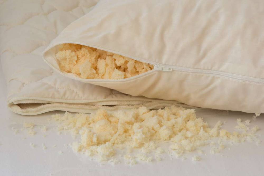 Purenature PureNature Latex Flock Pillow With Quilted Organic Cotton Cover