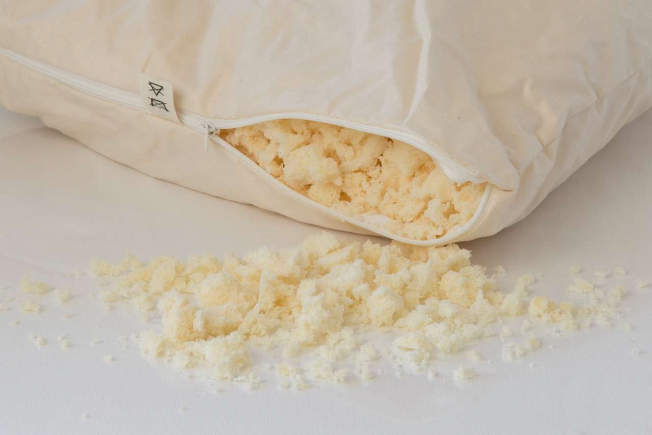 Purenature PureNature Latex Flock Pillow With Quilted Organic Cotton Cover