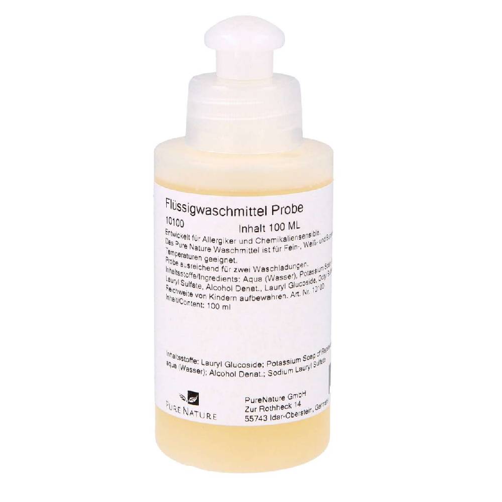 purenature Liquid Detergent Sample